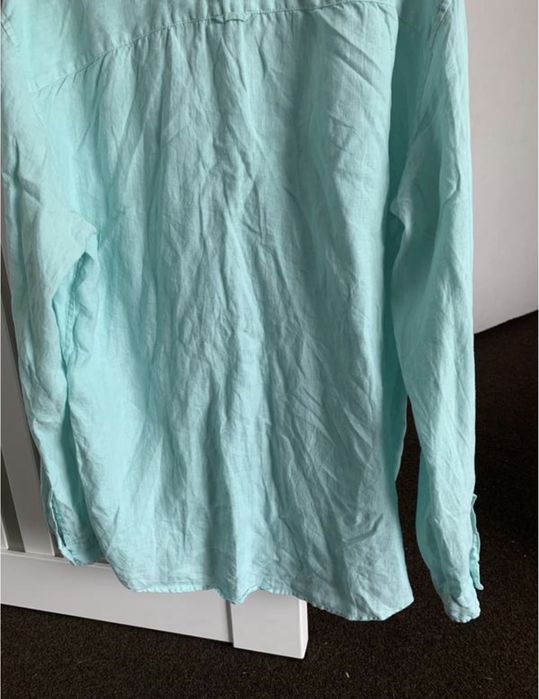 ЯКІСНА !!! рубашка Чоловіча сорочка льон Л розмір Якість люкс сорочка