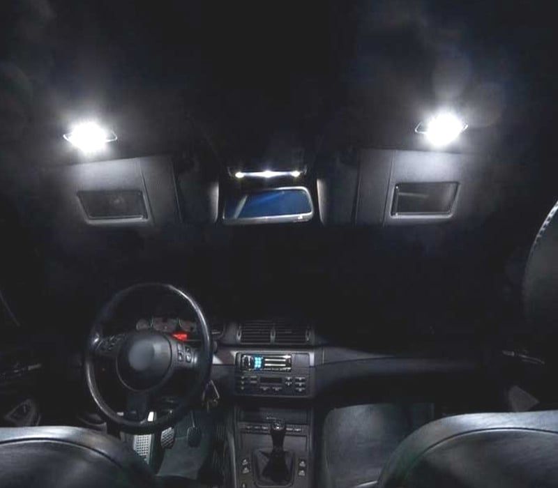 KIT COMPLETO 18 LAMPADAS LED INTERIOR BMW E46 M3 318I 318TI 323I 323IS 325I 325XI 328I 330I 330XI 325CI 323CI 328CI 330C