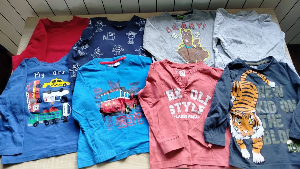 Bluzki chłopięce na długi rękaw