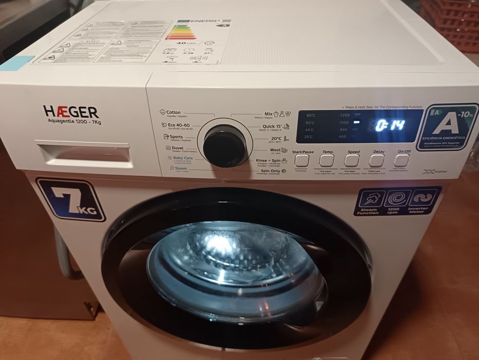 Máquina lavar roupa 7kgs