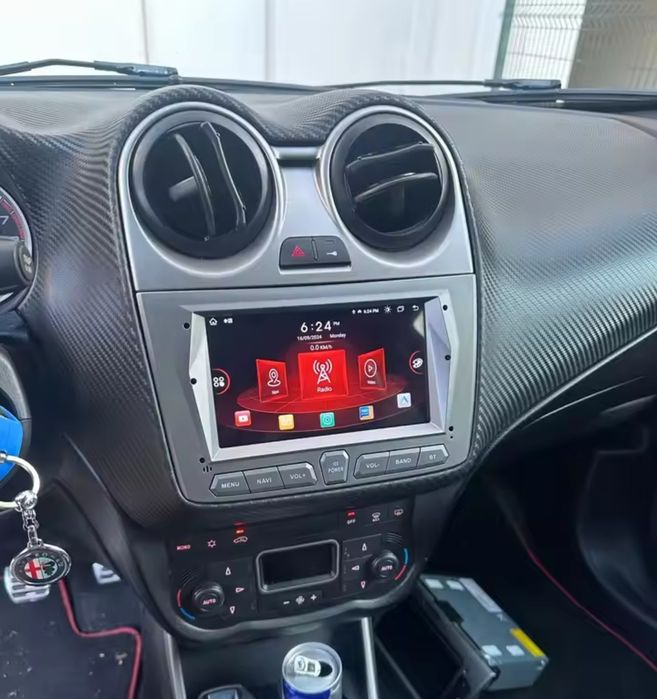 Entregas grátis Zona Grande Porto Rádio Android 14 Alfa Romeo Mito