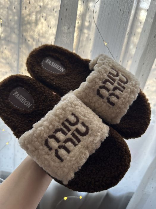 Тапочки  miu miu