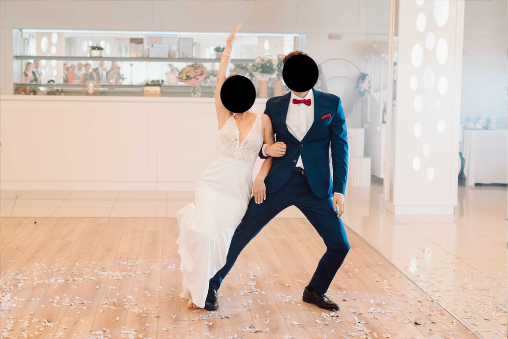 suknia ślubna rybka