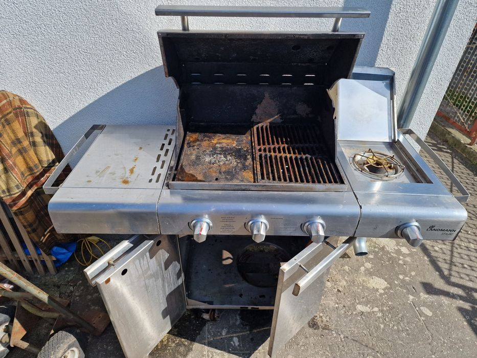 Grill gazowy Landmann Thule żeliwne ruszta