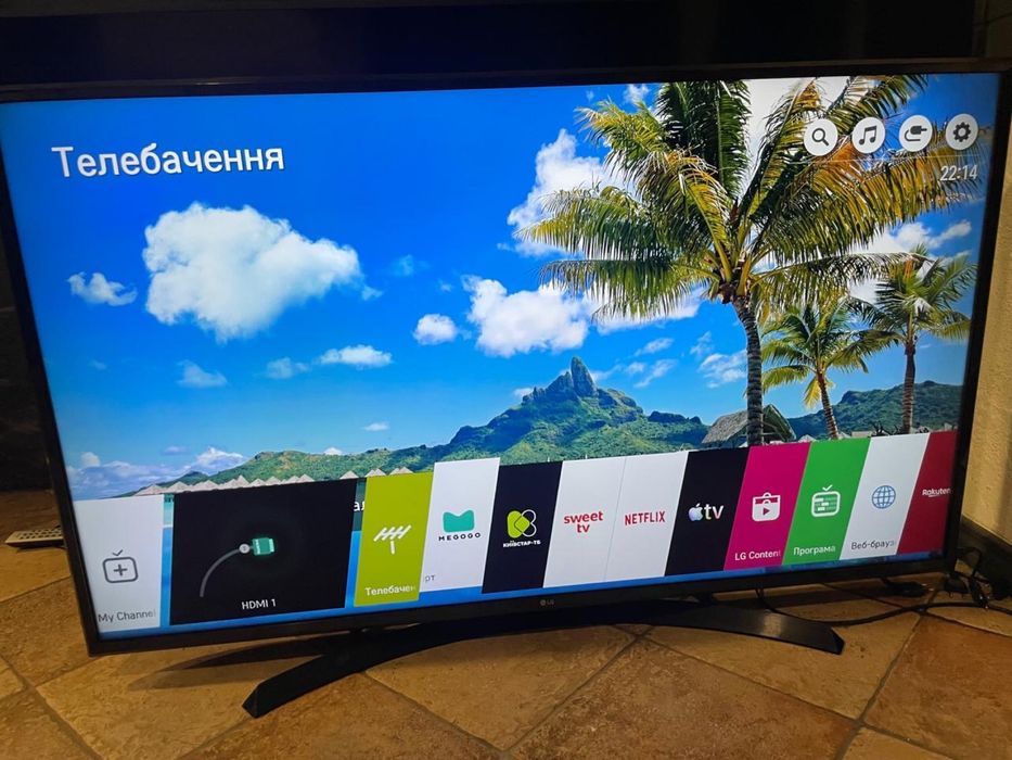 Телевізор lg 55 smart tv, 4k