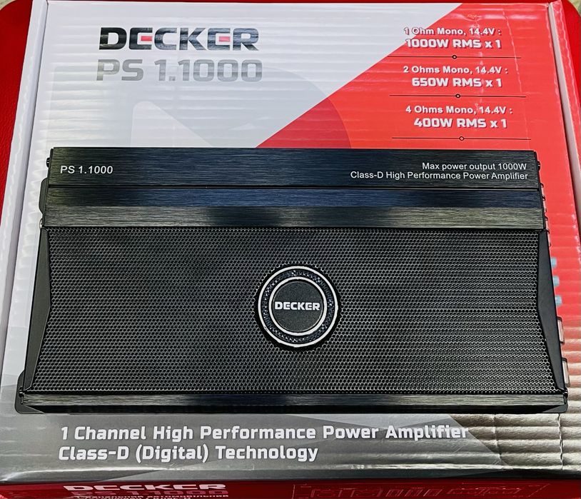 Автомобільний підсилювач звуку/Клас D/для сабвуфера, динаміків