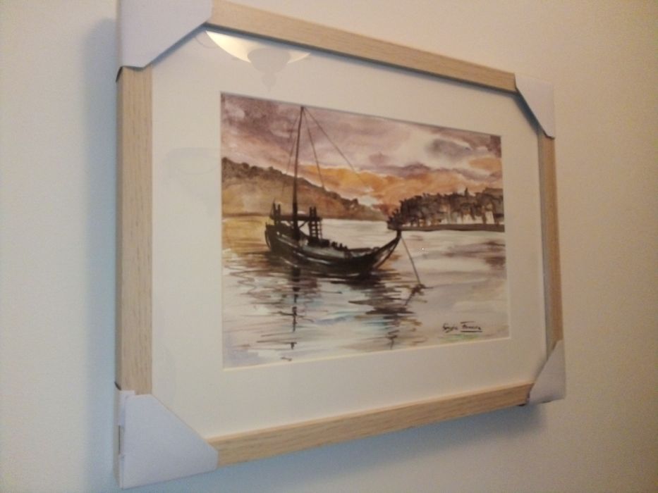 Quadro aguarela 21*30 Novo