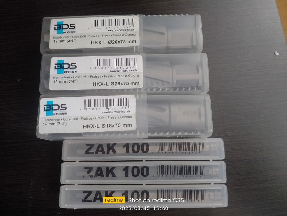 Frezy Wiertła koronkowe