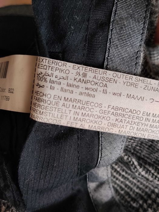 Massimo Dutti spodnie 100% wełna w kratę r. 36/S (z metki 40) kuloty szerokie
