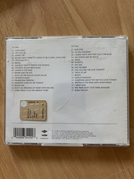 Фірмовий подвійний CD Elton John – Greatest Hits 1970-2002 (2 CD, EU)