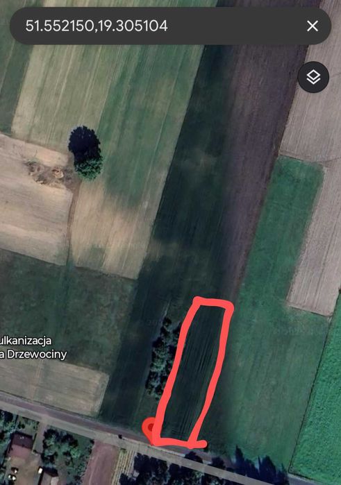 Sprzedam działki budowlane Drzewociny niedaleko Łasku, gmina Dłutów