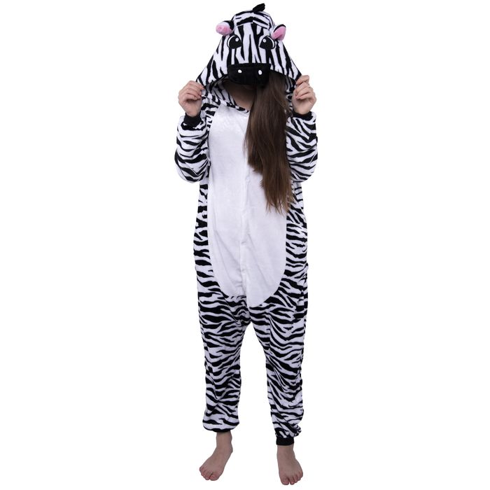 Piżama Kigurumi Kombinezon Przebranie Zebra L 165-174 cm
