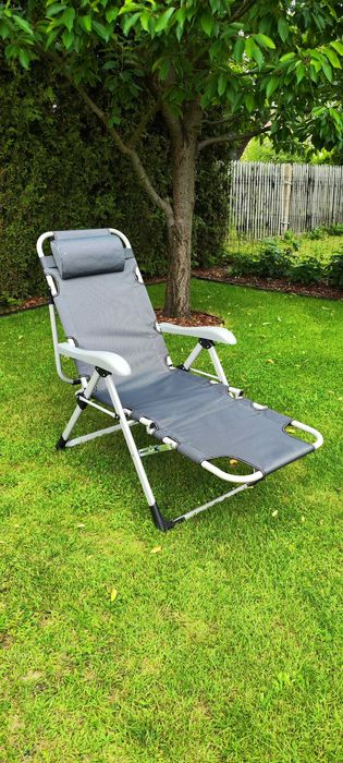 NOWY! Leżak plażowy, fotel ogrodowy  Elden atrepis 180 stopni