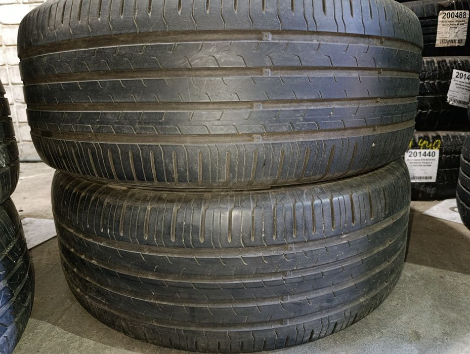 Шины 235/55 R18 Continental б/у лето 4/4.5мм пара L6