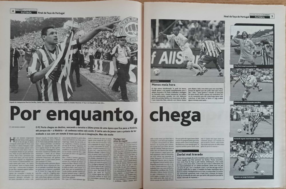 Jornal O Jogo de junho de 2003 - F. C. Porto único