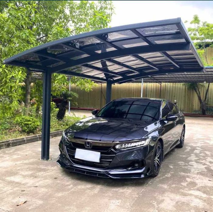 Wiata samochodowa garażowa 3x5,5 m Carport aluminium na jeden samochód