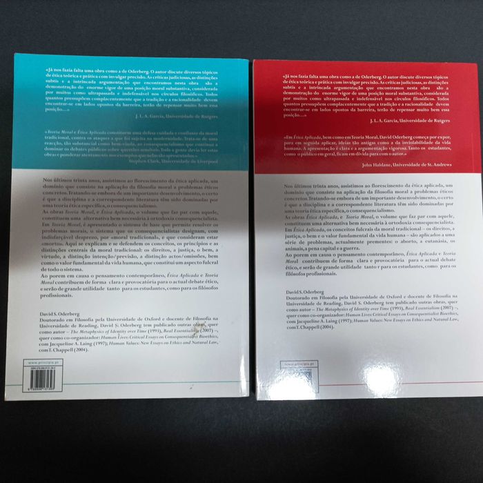 Teoria Moral e Ética Aplicada  David S. Oderberg