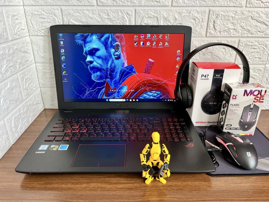 Asus ROG Core i7 + 16Gb + NVIDIA GTX + игры + комплект