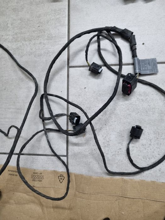 Wiązka czujników parkowania PDC przod  tyl bmw e60 e61