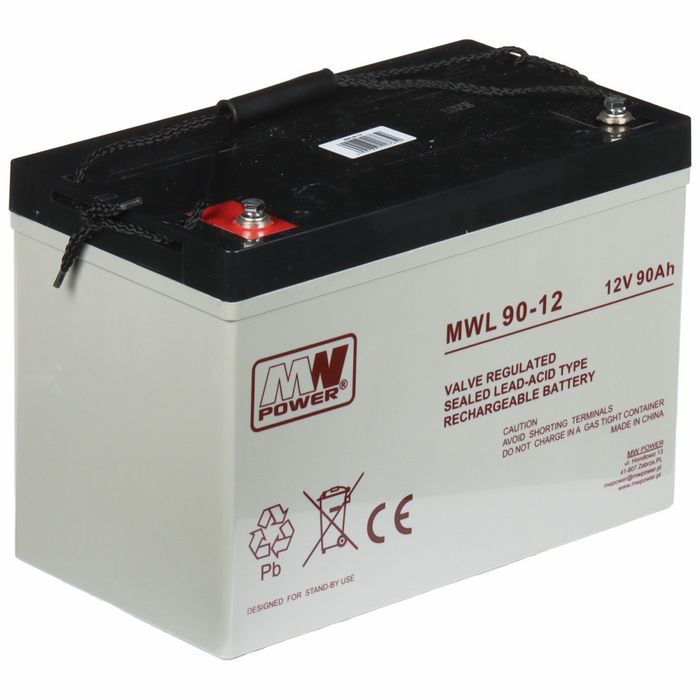 Акумулятор батарея  AGM VRLA POWER MWL 12V 90AH MWL90-12 MWL90 ДЛЯ ДБЖ (в наявності)