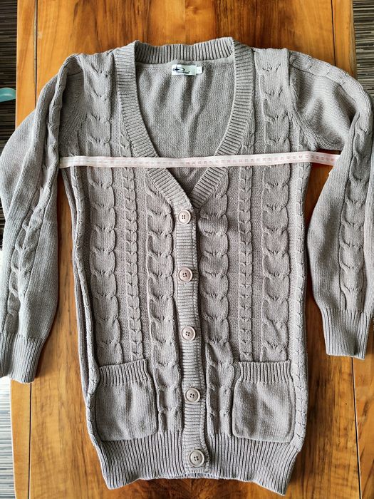 Sweter damski brązowy