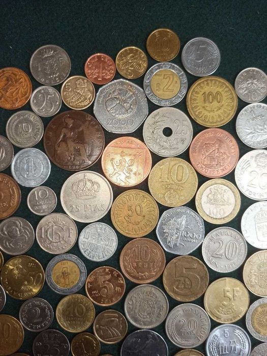 Набір монет світу 100 шт. - без повторів / набір №29
