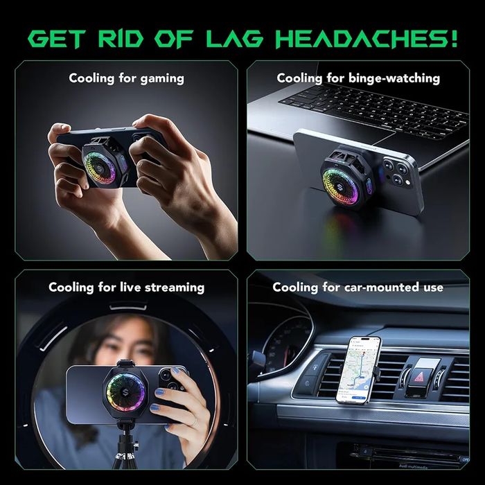 Magnetyczna chłodzenie do telefonu Black Shark do iPhone Android 5 Pro