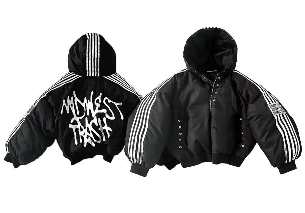 5-Lines Puffer Jacket | 5-Полосная Пуховик Adidas Balenciaga Racer