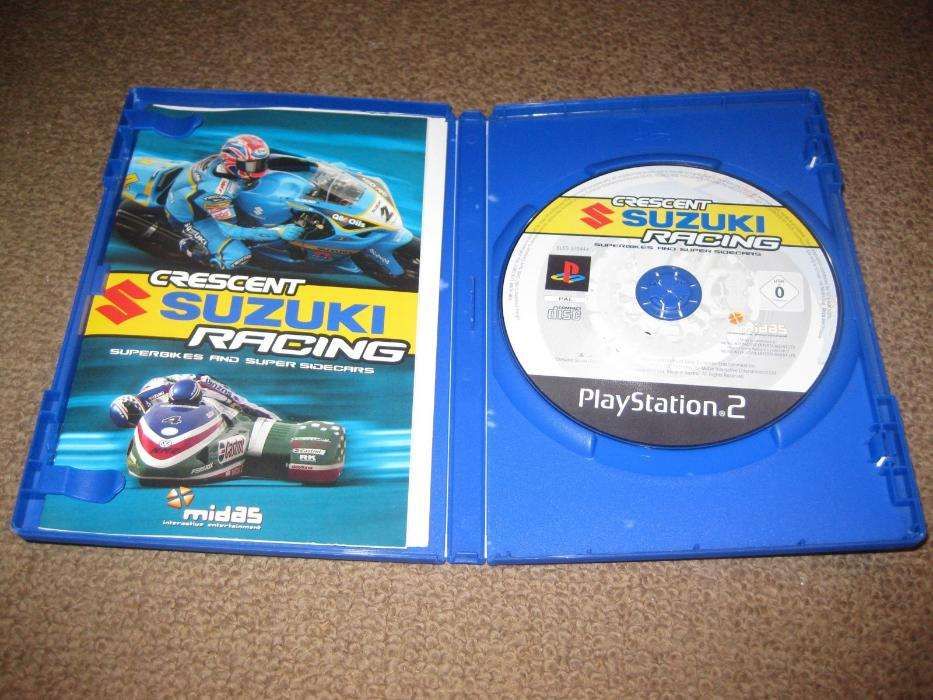 Jogo "Crescent Suzuki Racing" para a Playstation 2/Completo!
