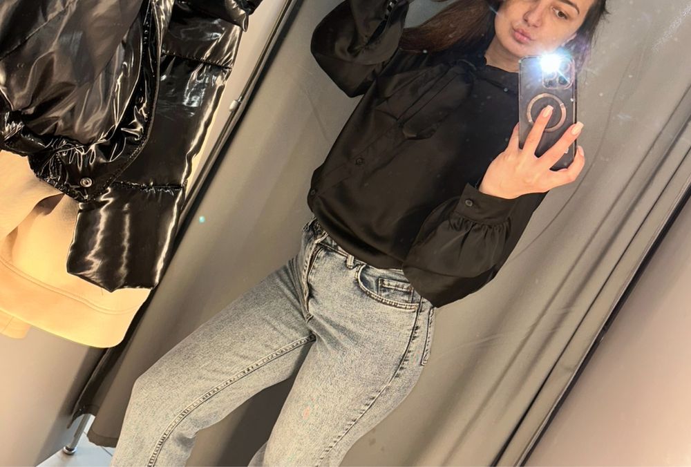 Блузка сатинова розім s