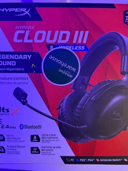 Headset HyperX Cloud III S436900619994408960