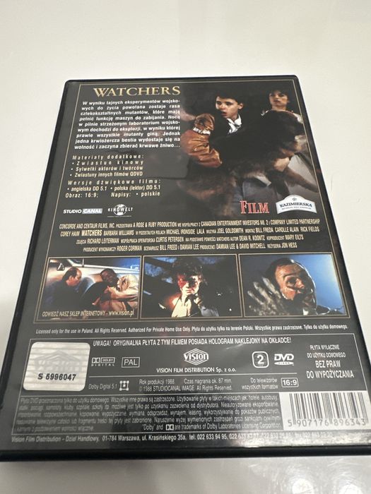 Obserwatorzy dvd horror