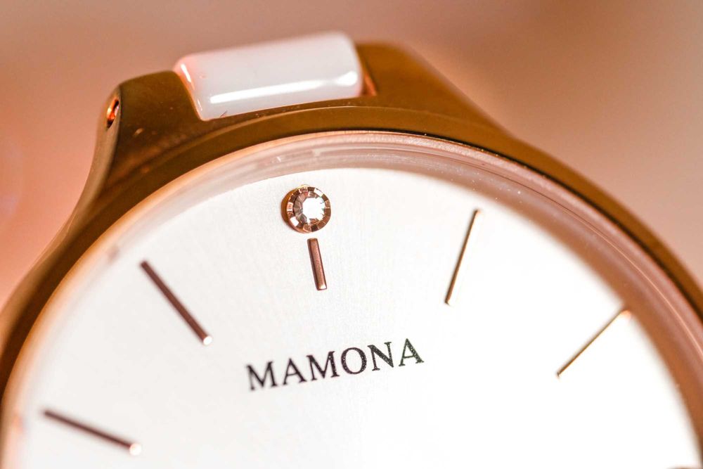 Zestaw Biżuteria - Zegarek damski +  bransoletka. Mamona L3877RGGT.