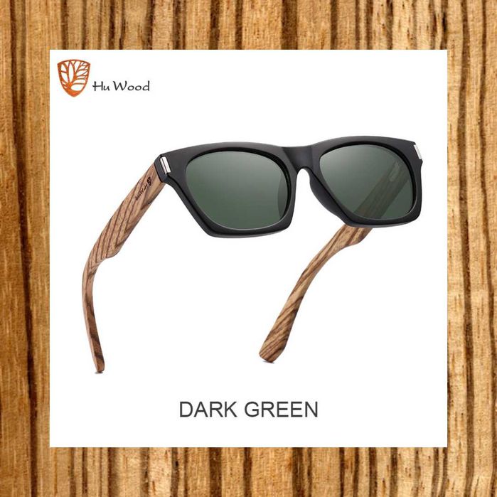 Óculos de sol "ZEBRA WOOD" - HU WOOD