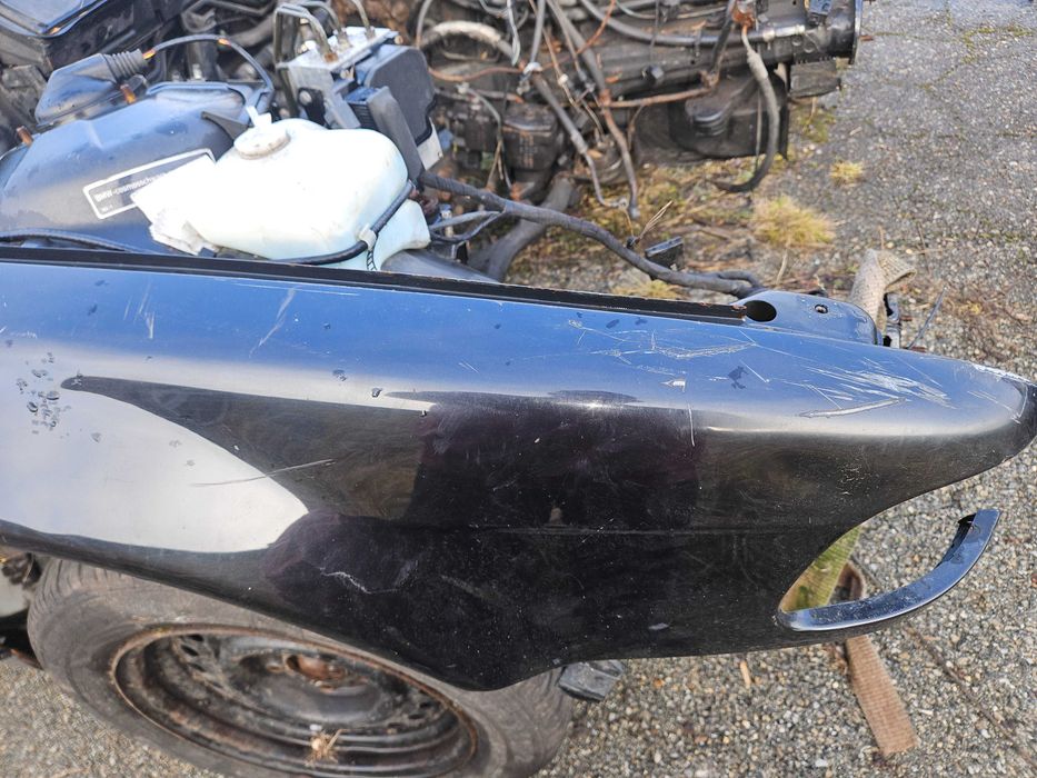 BMW E38 błotnik przed lift lewy prawy przód idealny arktis silber 309