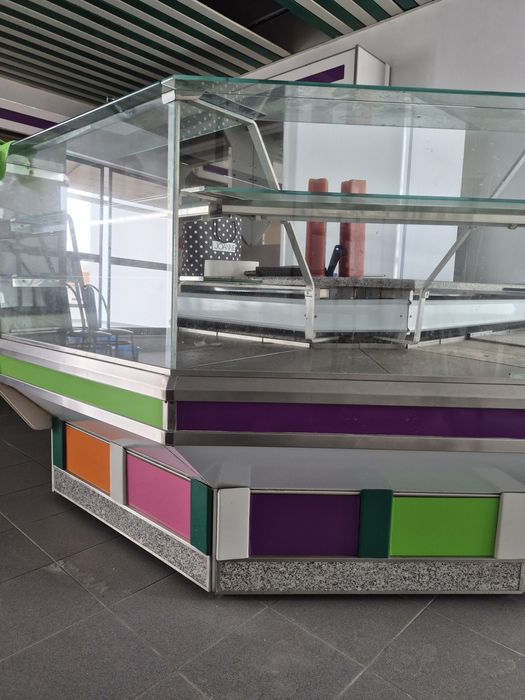 Vitrine refrigerada para exposição