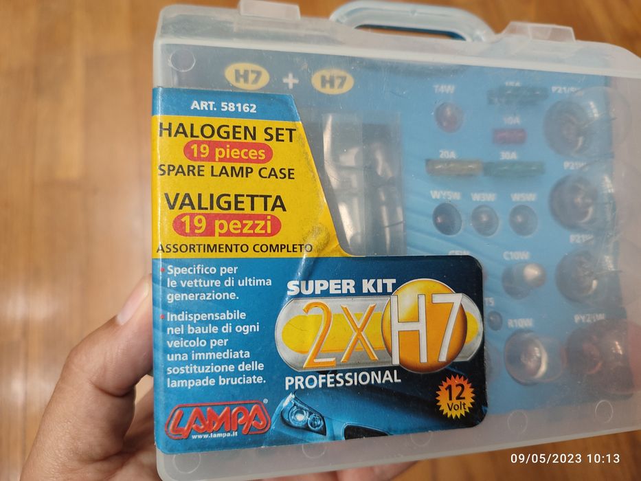 Vendo conjunto de Halogéneo - 19 peças