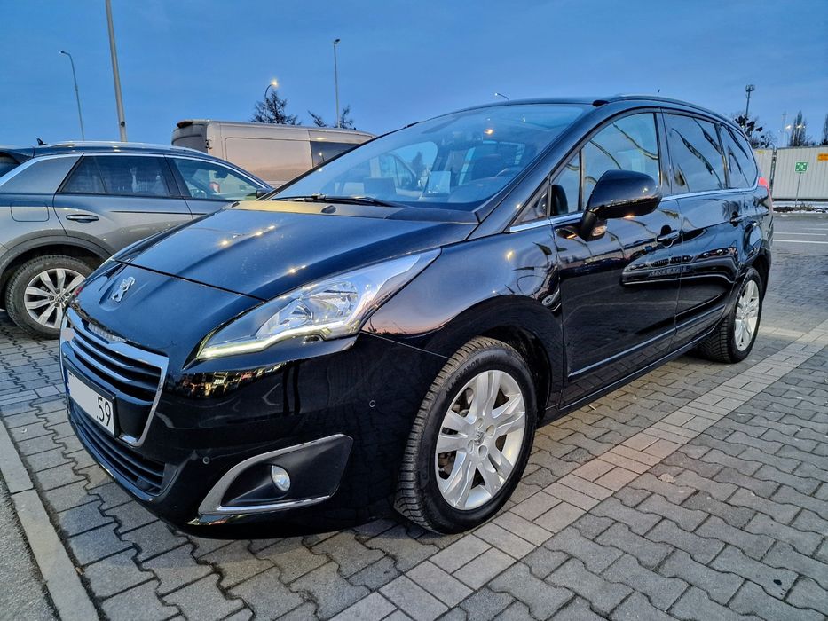 Peugeot 5008 1.6 156KM AUTOMAT 7-osob, Stan Salonowy, Doinwestowany