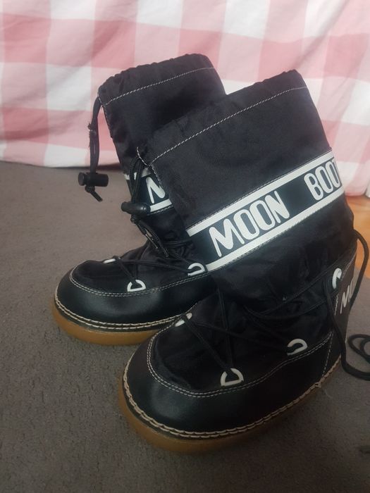 Buty śniegowce MOON BOOT Czarno-Białe