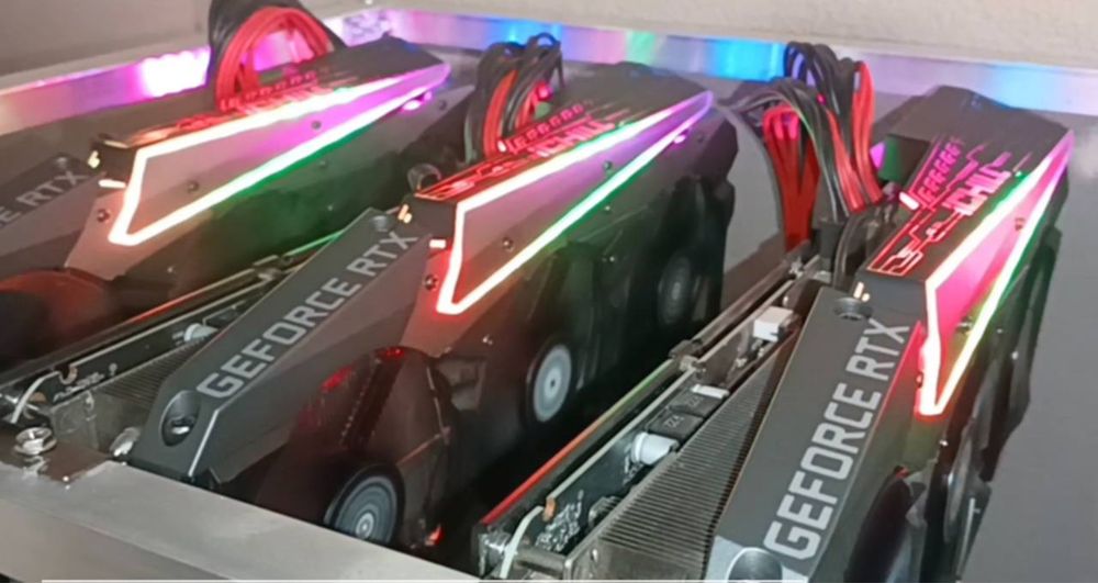 Майнинг ферма GE FORCE RTX 3070