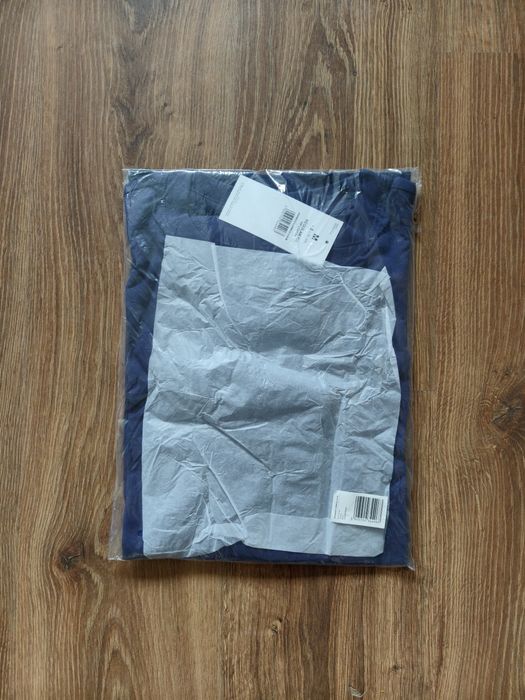 Longsleeve męski granatowy rozmiar M z małym logo 063