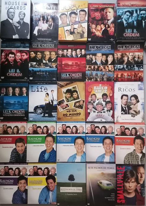 Lote 191 DVD's originais (LOTE 33) séries / filmes...
