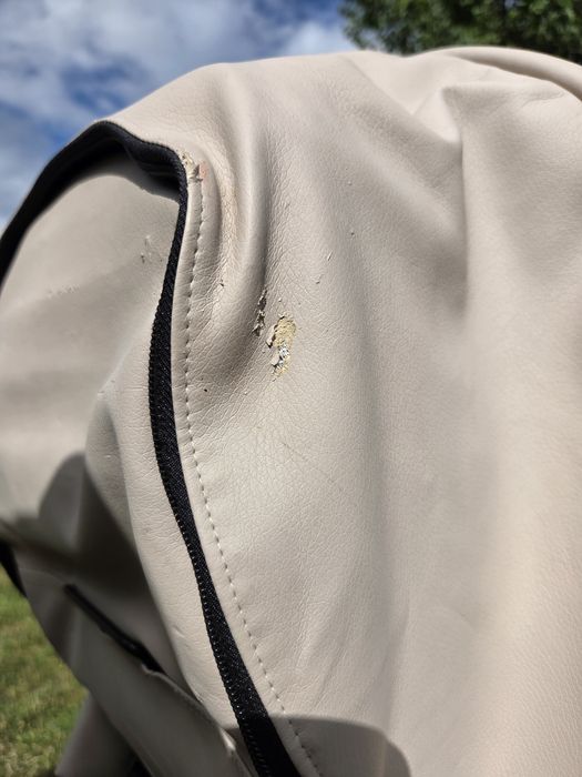 Коляска 2 в 1 (люлька і прогулянковий блок) Bebetto B 42 Pro бежева в