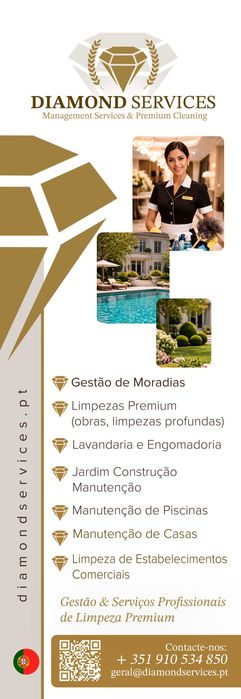 Serviços de limpeza, Housekeeping, jardinagem, piscinas