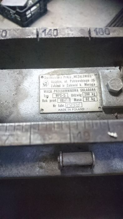 Waga metalowa suwakowa. Okazja !  TANIO !