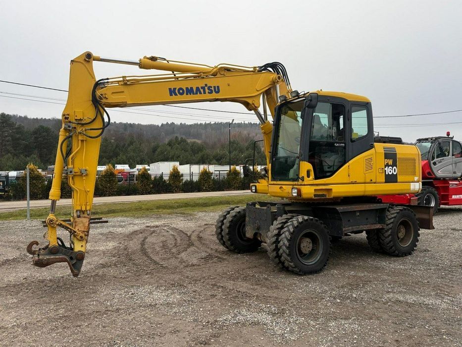 Komatsu PW160-7H Szybko Złącze Sprawna Stan Dobry  16ton Stan Bardzo Dobry nie Cat Liebherr Jcb