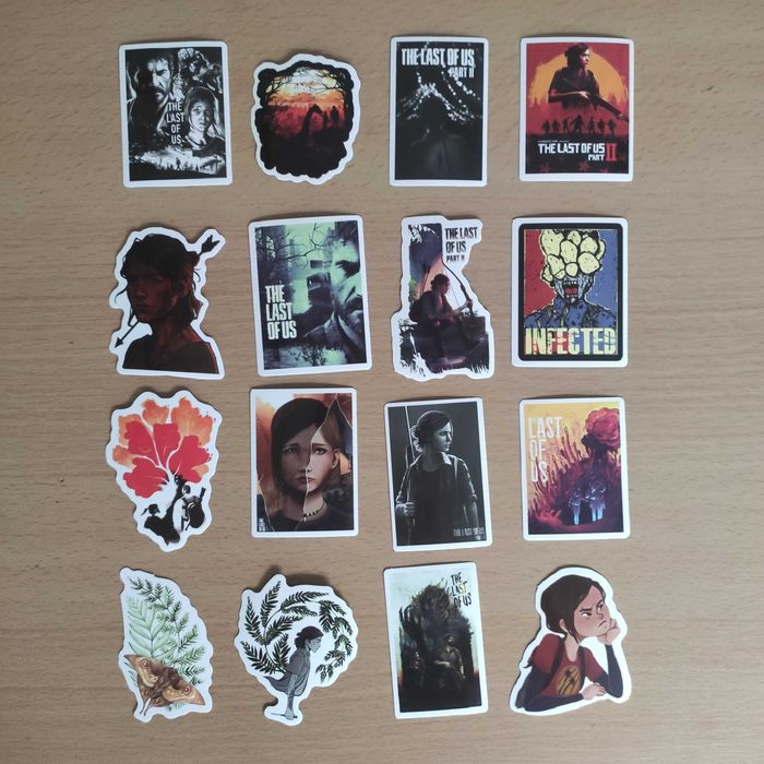 50 Autocolantes The Last Of Us Stickers