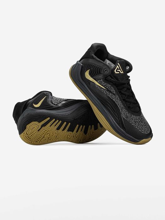 !!WOW!! Кросівки Nike Giannis Freak 7 Black Off Noir Gum Light Brown Metallic Gold