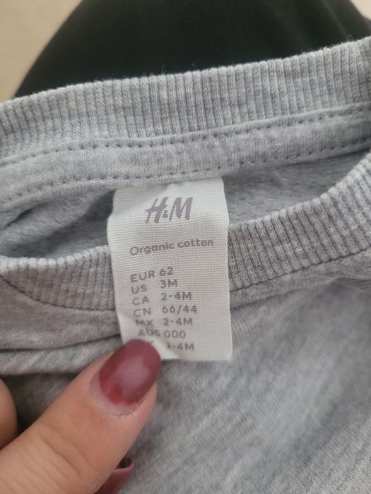 Bluzy niemowlęce 62 H&M