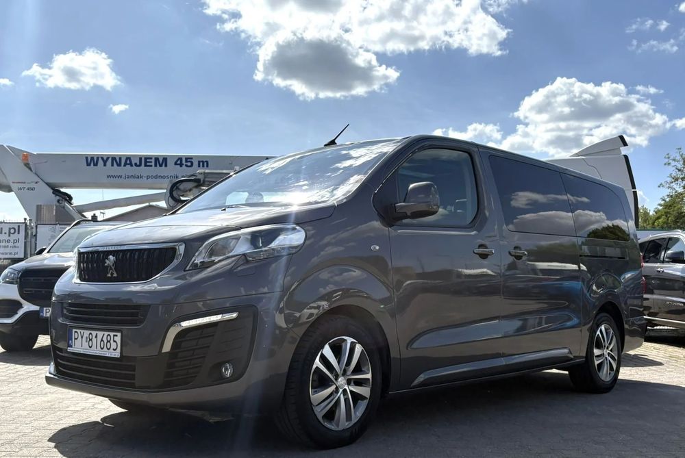 Peugeot Traveller SalonPL/ Skóra+Elektryka+Masaż/ Kamera/ Nawigacja/ ALu17/ HUD